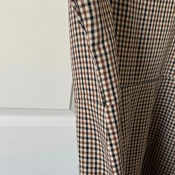 Kingston Checkered Dress with Black Long Sleeves / 2 pieces - Picture 10 of 11